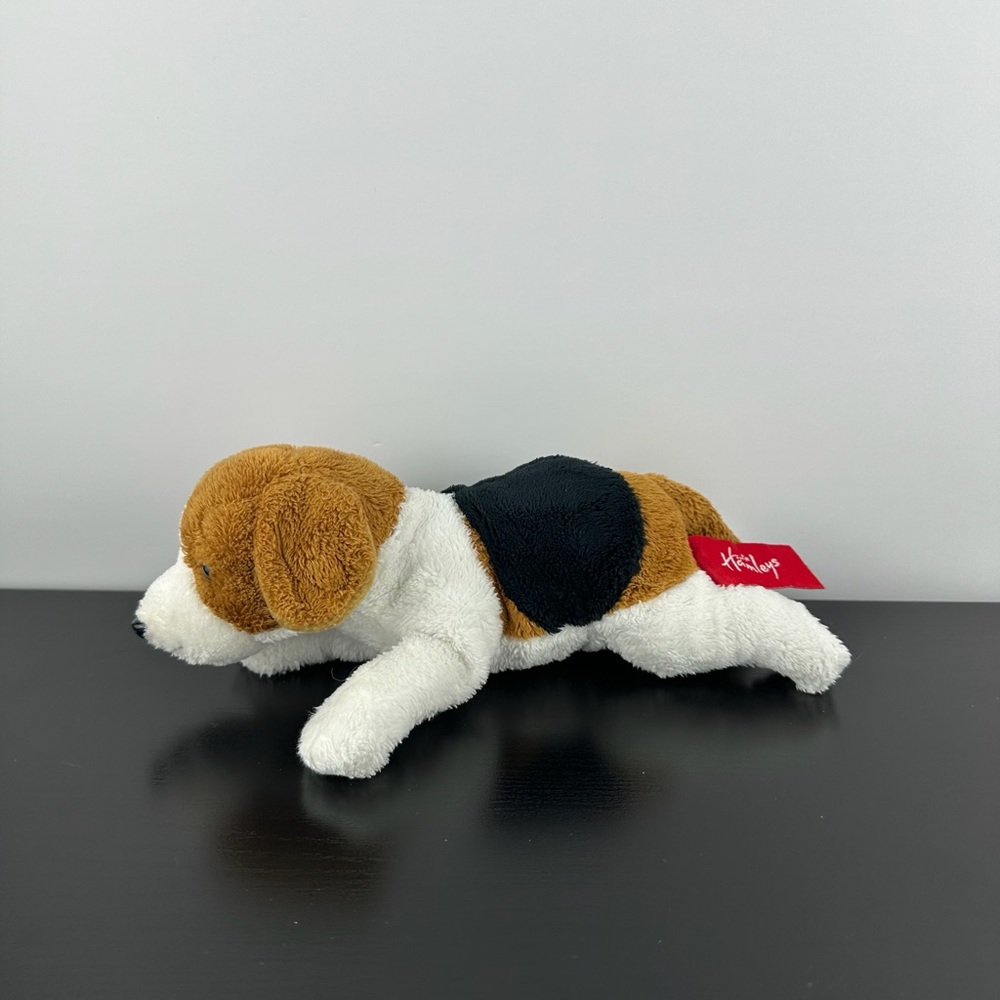 Hamleys Rare Beagle Puppy Dog 10” Hamley’s Brown & White Plush Stuffed Animal